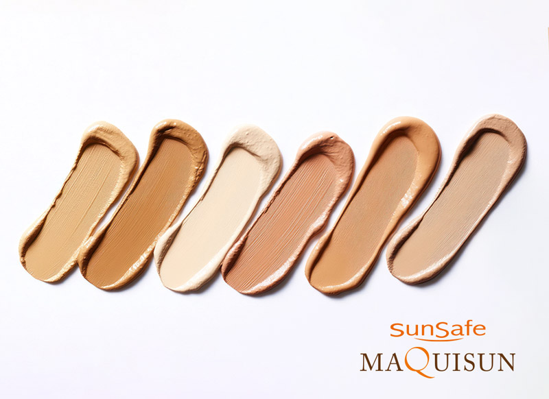 تنوع رنگی کرم پودر مکیسان 